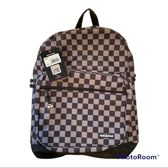 Yak Pak Other - Yak Pak Back Pack, Black/Grey, NWT
